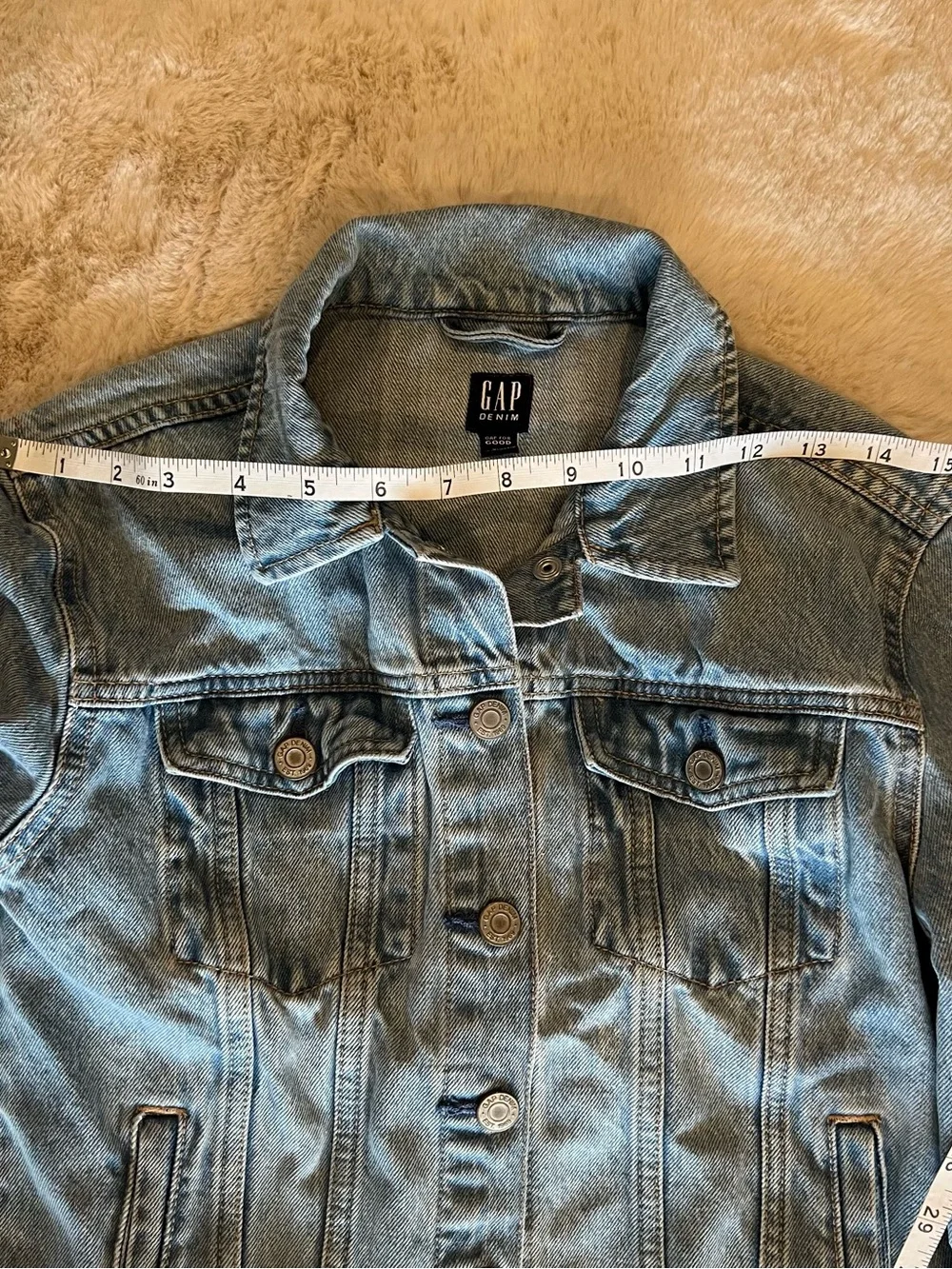GAP Light Blue Washed Denim Jacket
